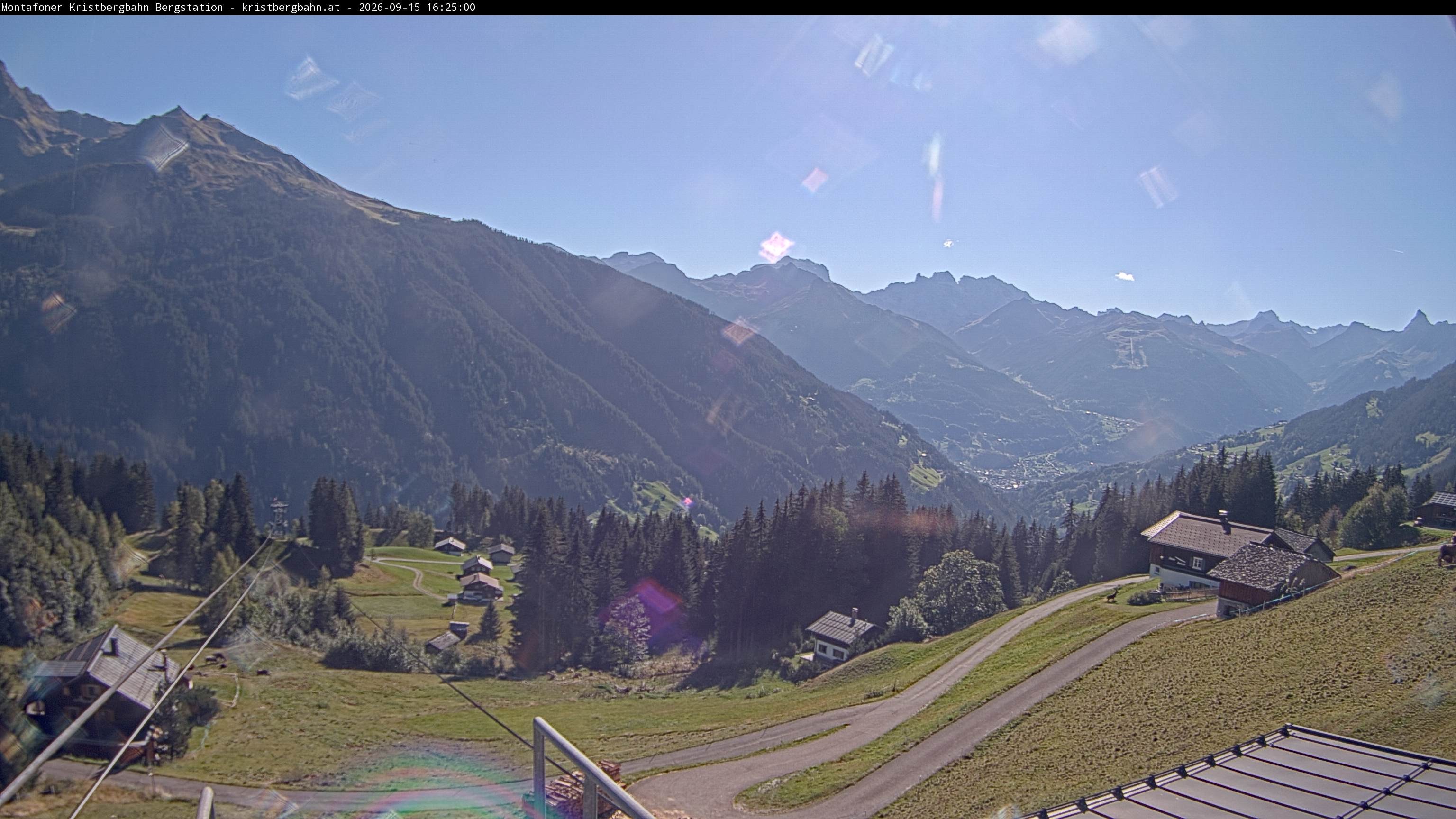 Archiv Foto Webcam Bergstation Montafoner Kristbergbahn, Vorarlberg