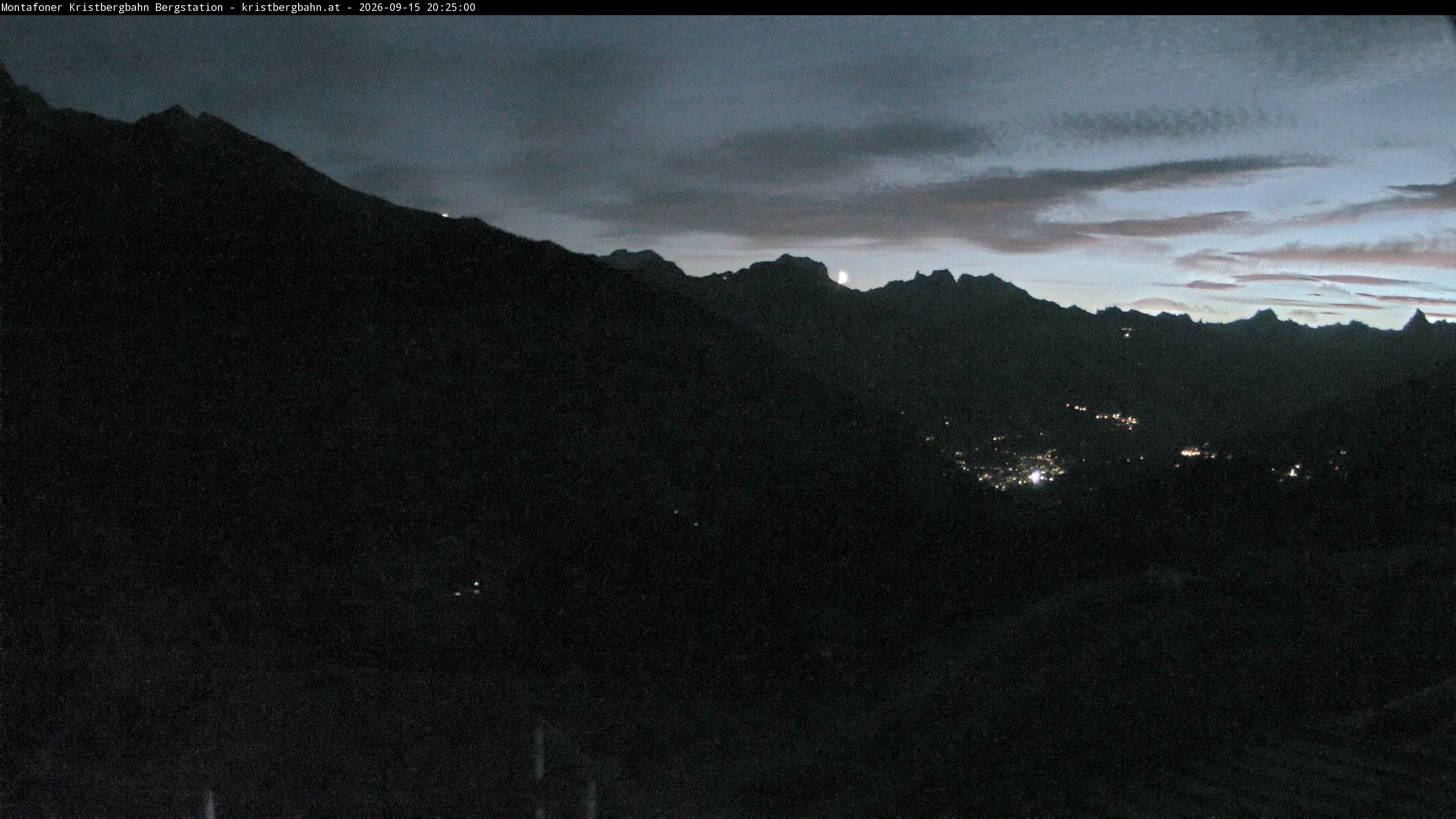 Archiv Foto Webcam Bergstation Montafoner Kristbergbahn, Vorarlberg