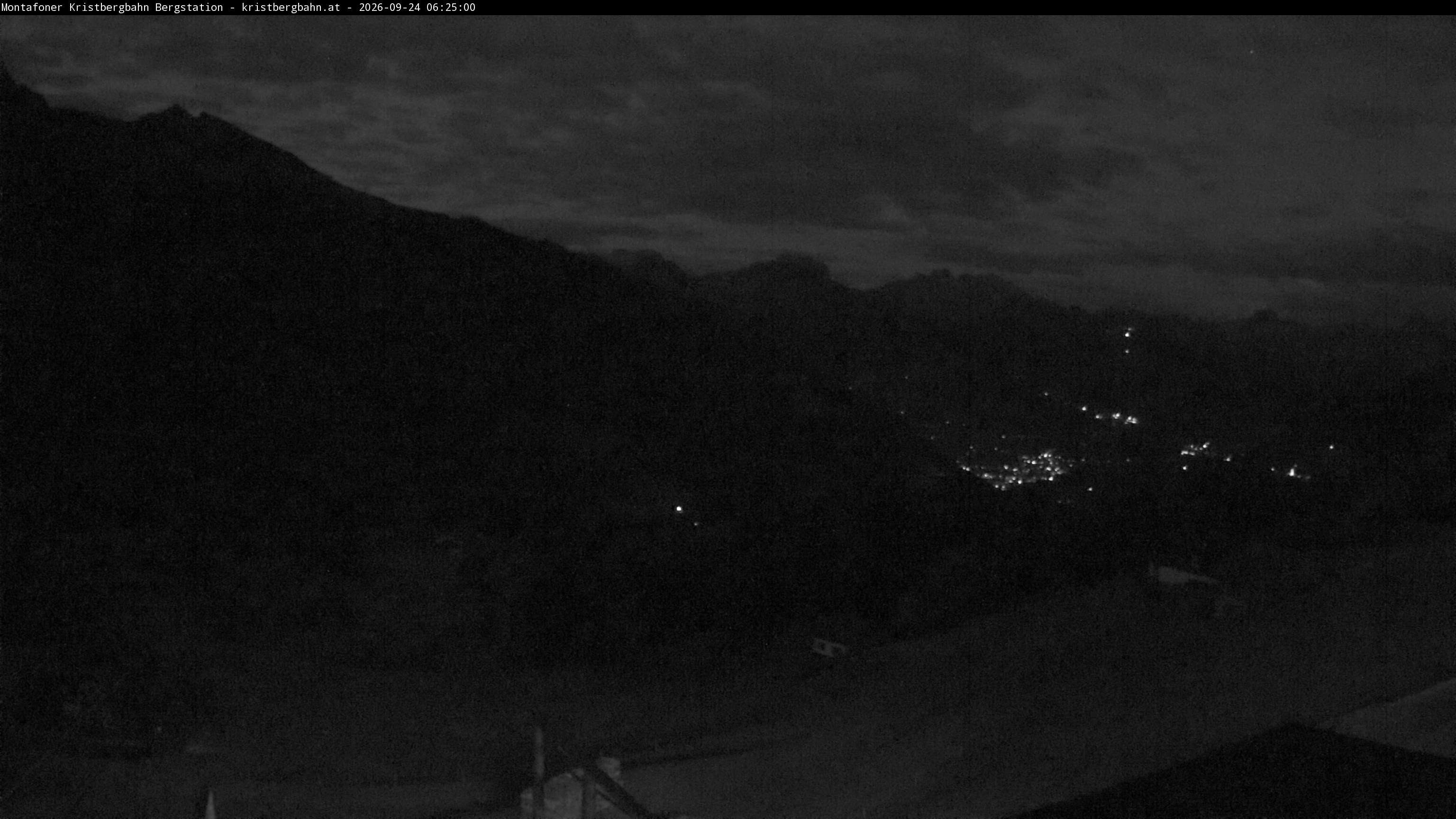 Archiv Foto Webcam Bergstation Montafoner Kristbergbahn, Vorarlberg