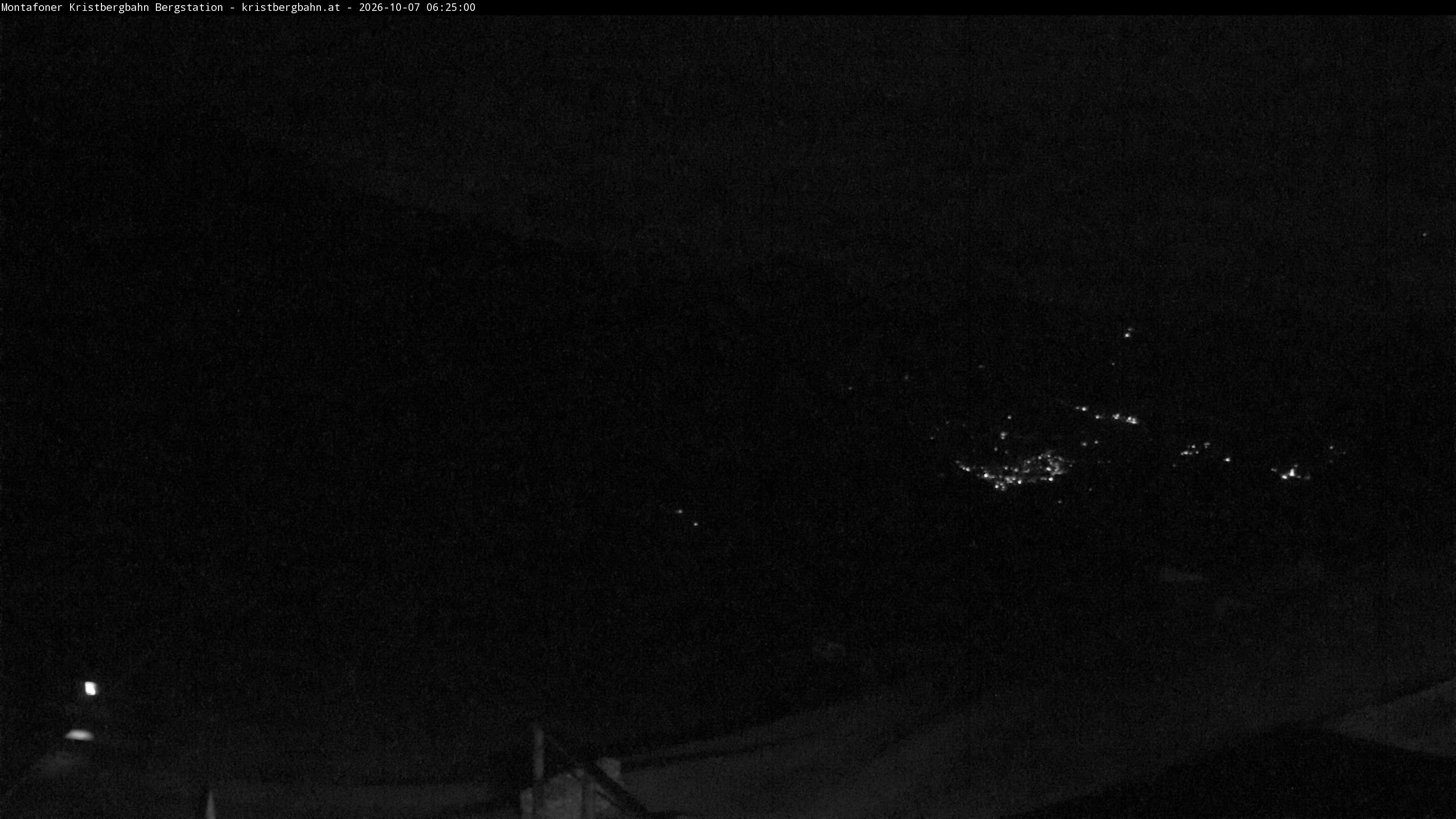 Archiv Foto Webcam Bergstation Montafoner Kristbergbahn, Vorarlberg