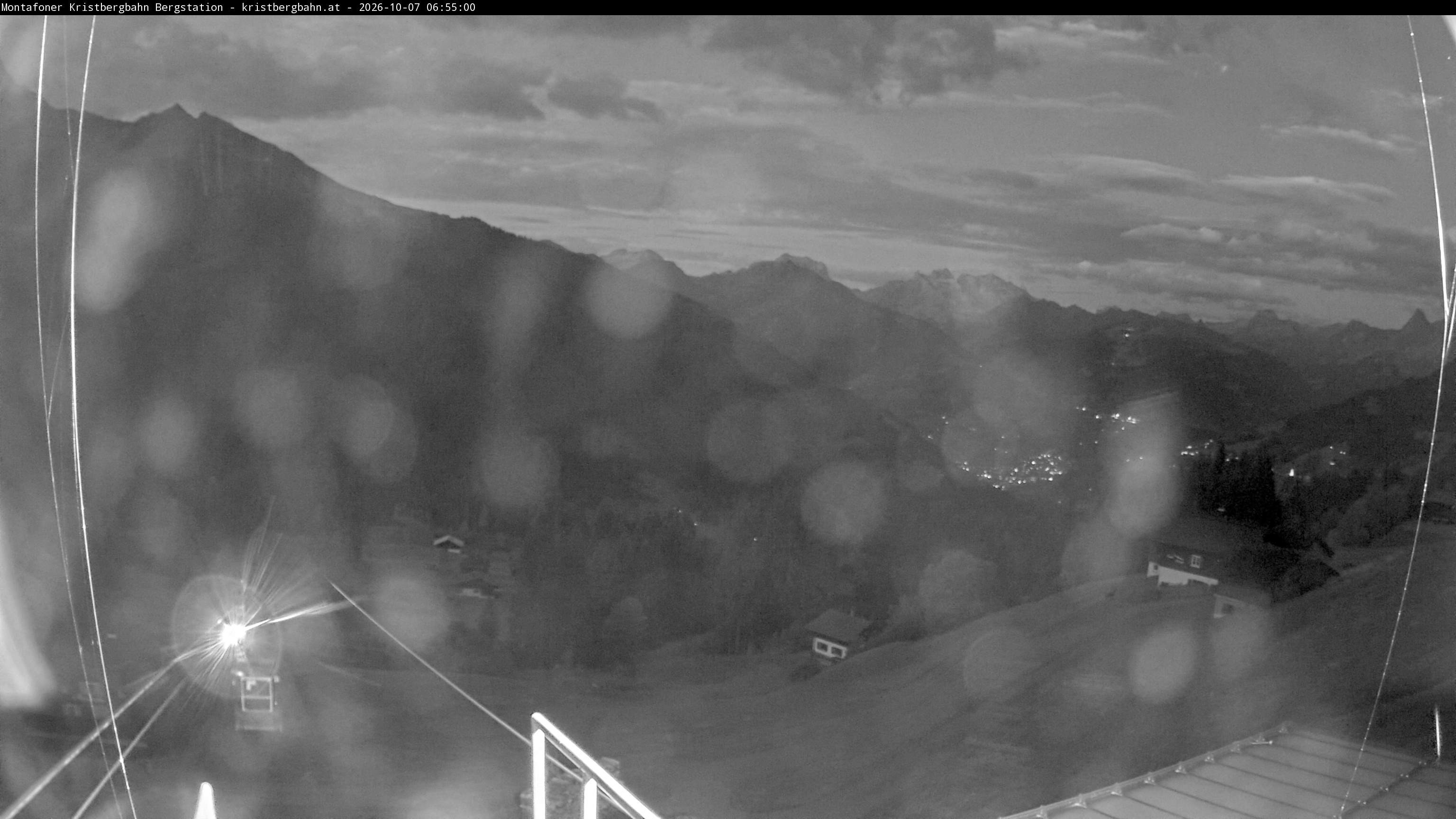 Archiv Foto Webcam Bergstation Montafoner Kristbergbahn, Vorarlberg