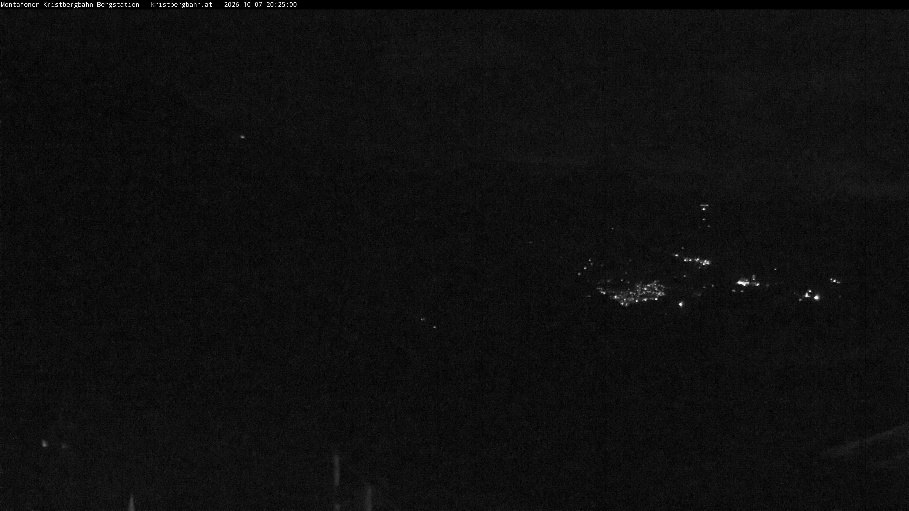 Archiv Foto Webcam Bergstation Montafoner Kristbergbahn, Vorarlberg