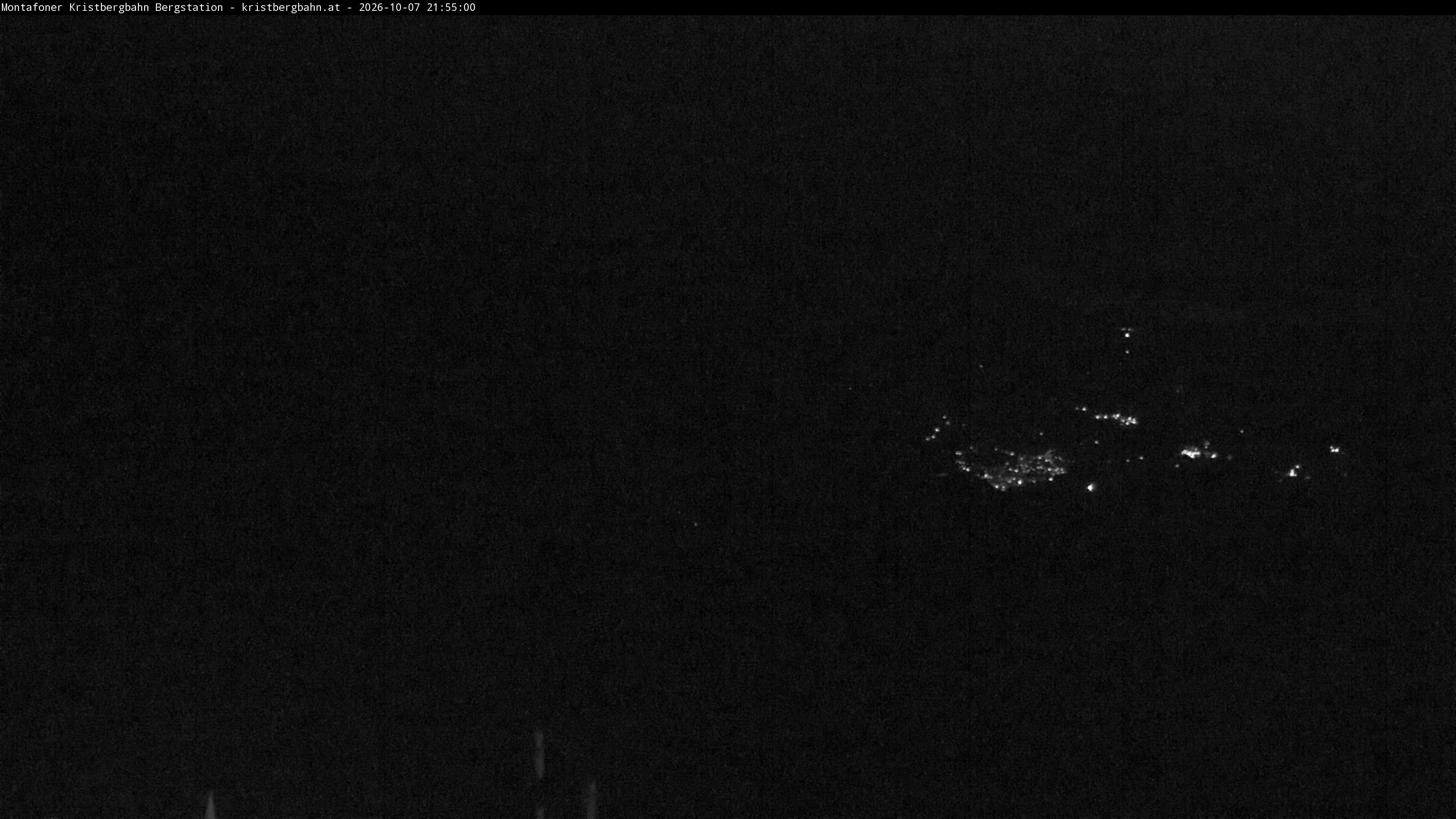 Archiv Foto Webcam Bergstation Montafoner Kristbergbahn, Vorarlberg