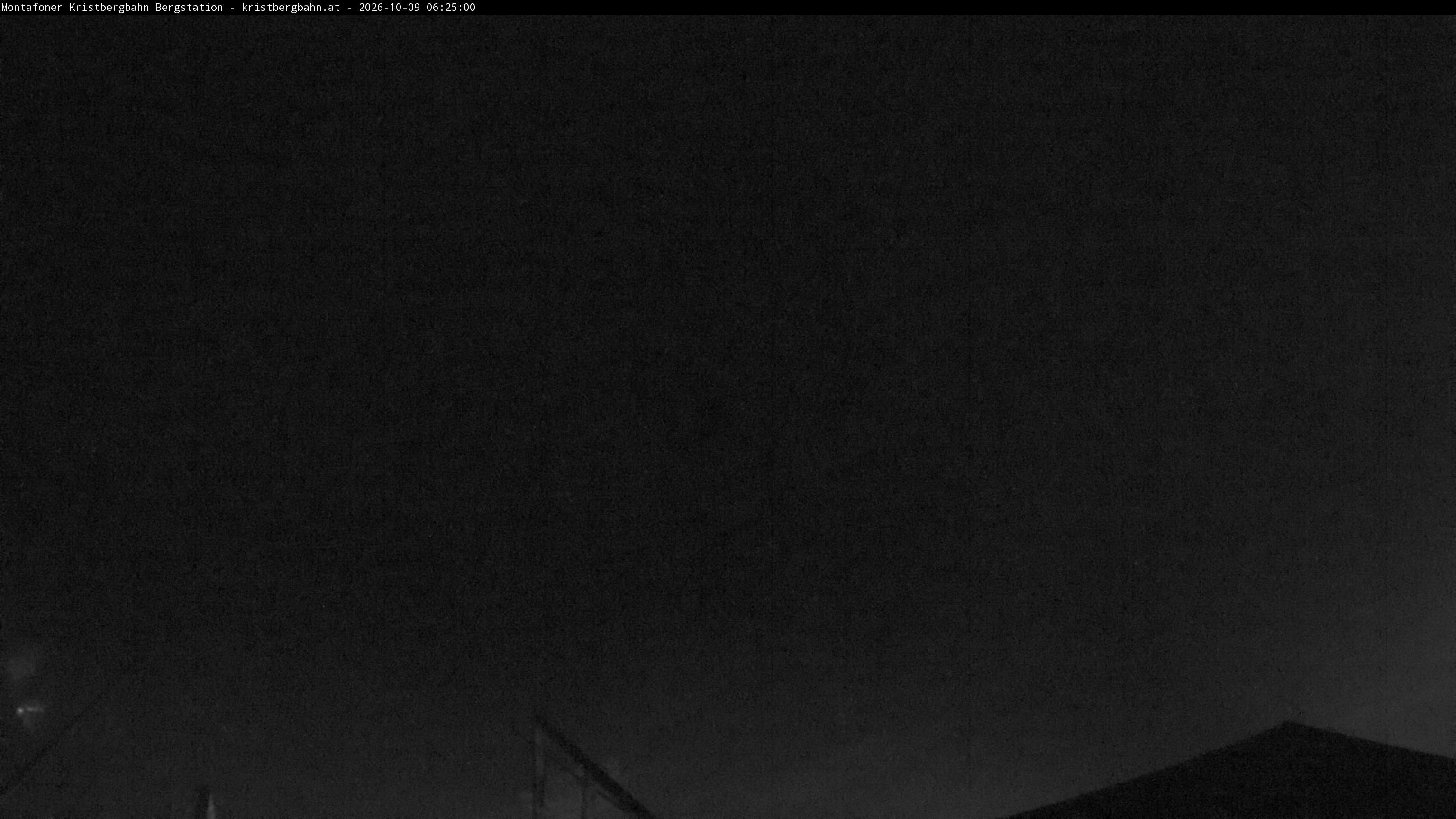 Archiv Foto Webcam Bergstation Montafoner Kristbergbahn, Vorarlberg