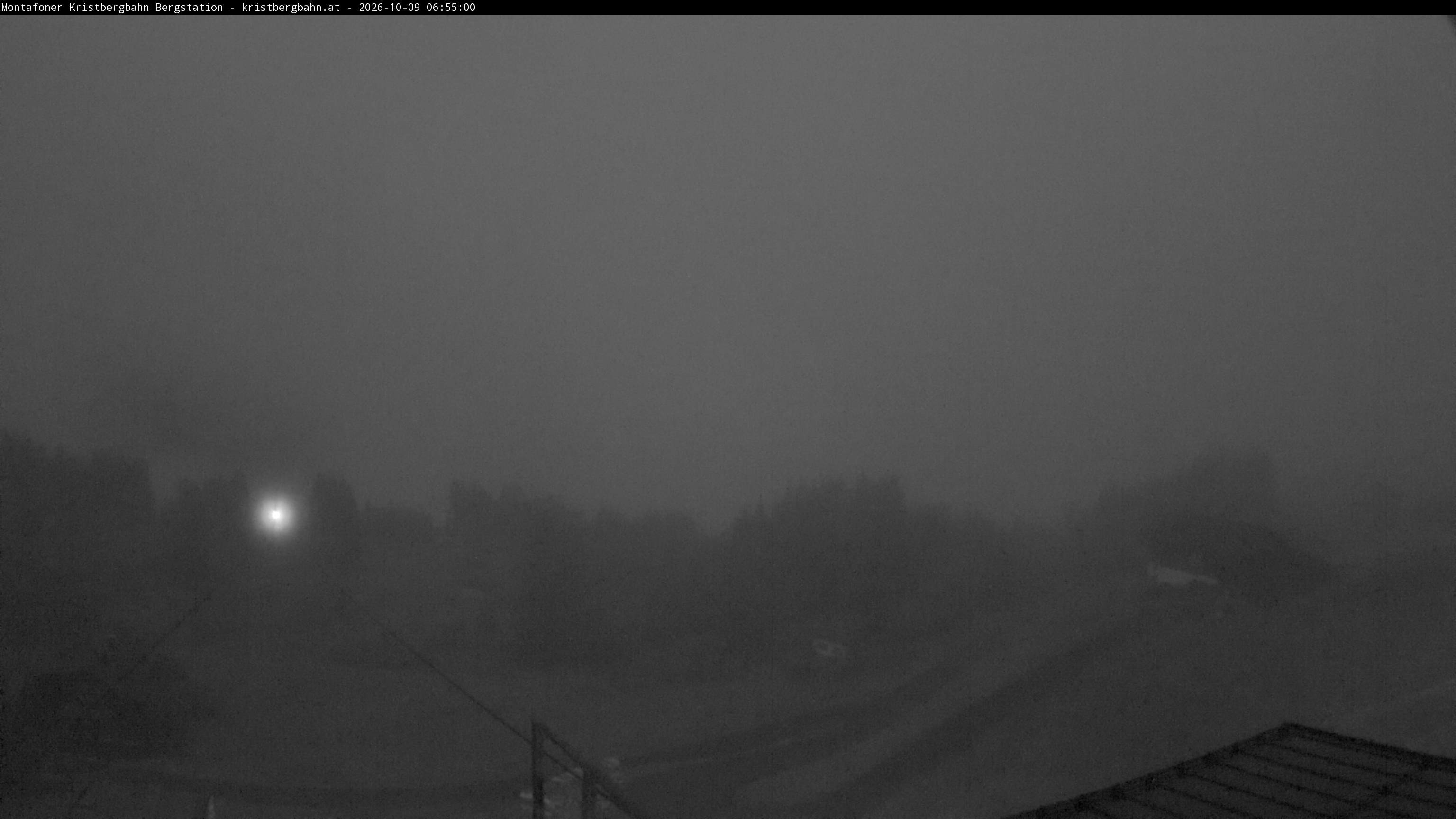 Archiv Foto Webcam Bergstation Montafoner Kristbergbahn, Vorarlberg