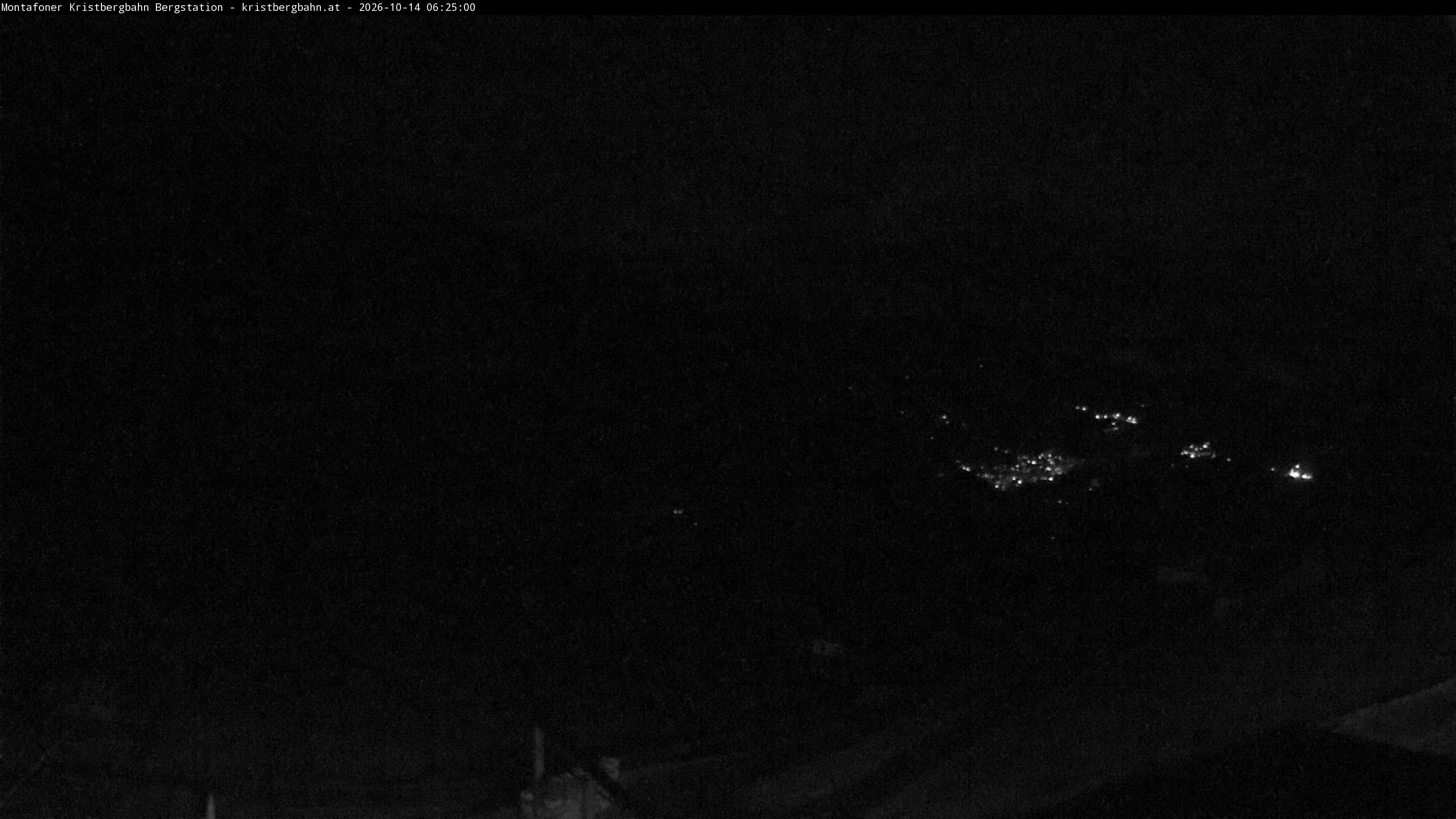Archiv Foto Webcam Bergstation Montafoner Kristbergbahn, Vorarlberg