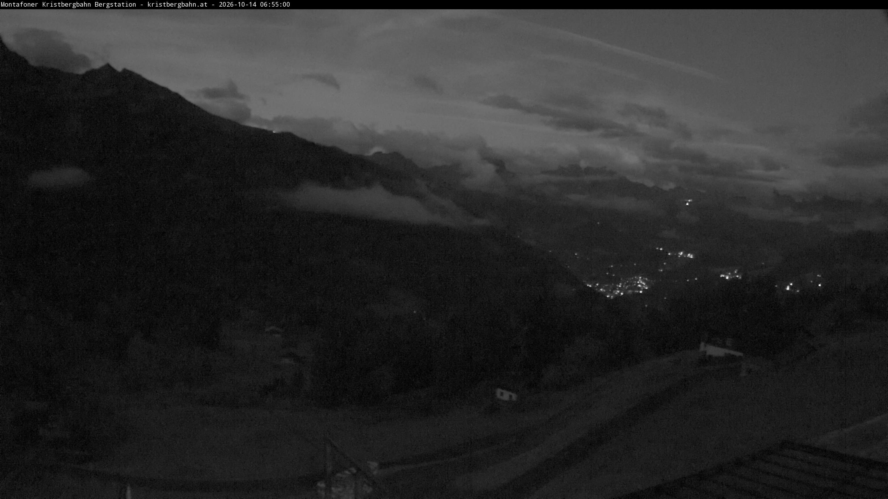 Archiv Foto Webcam Bergstation Montafoner Kristbergbahn, Vorarlberg