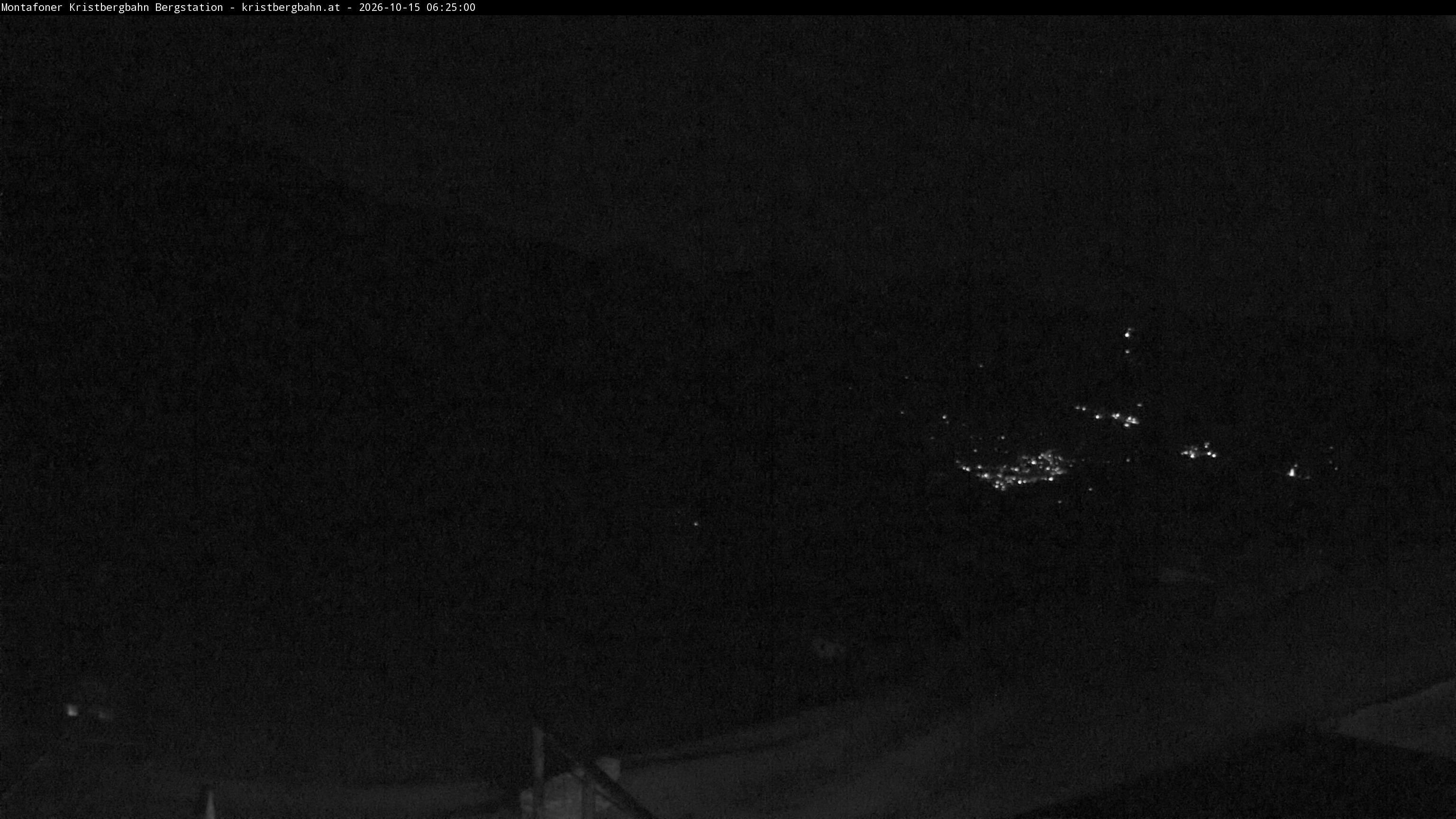 Archiv Foto Webcam Bergstation Montafoner Kristbergbahn, Vorarlberg