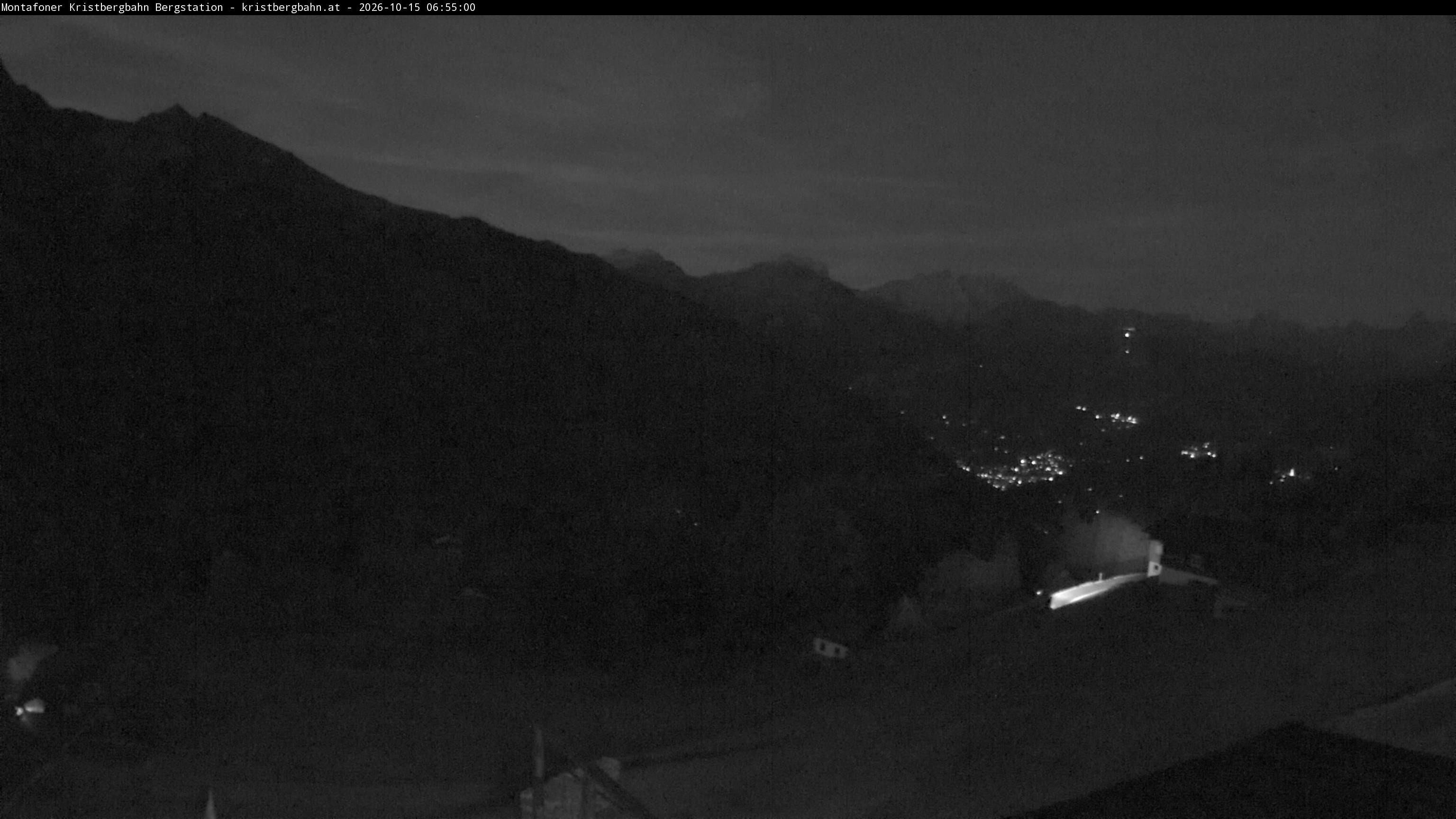 Archiv Foto Webcam Bergstation Montafoner Kristbergbahn, Vorarlberg