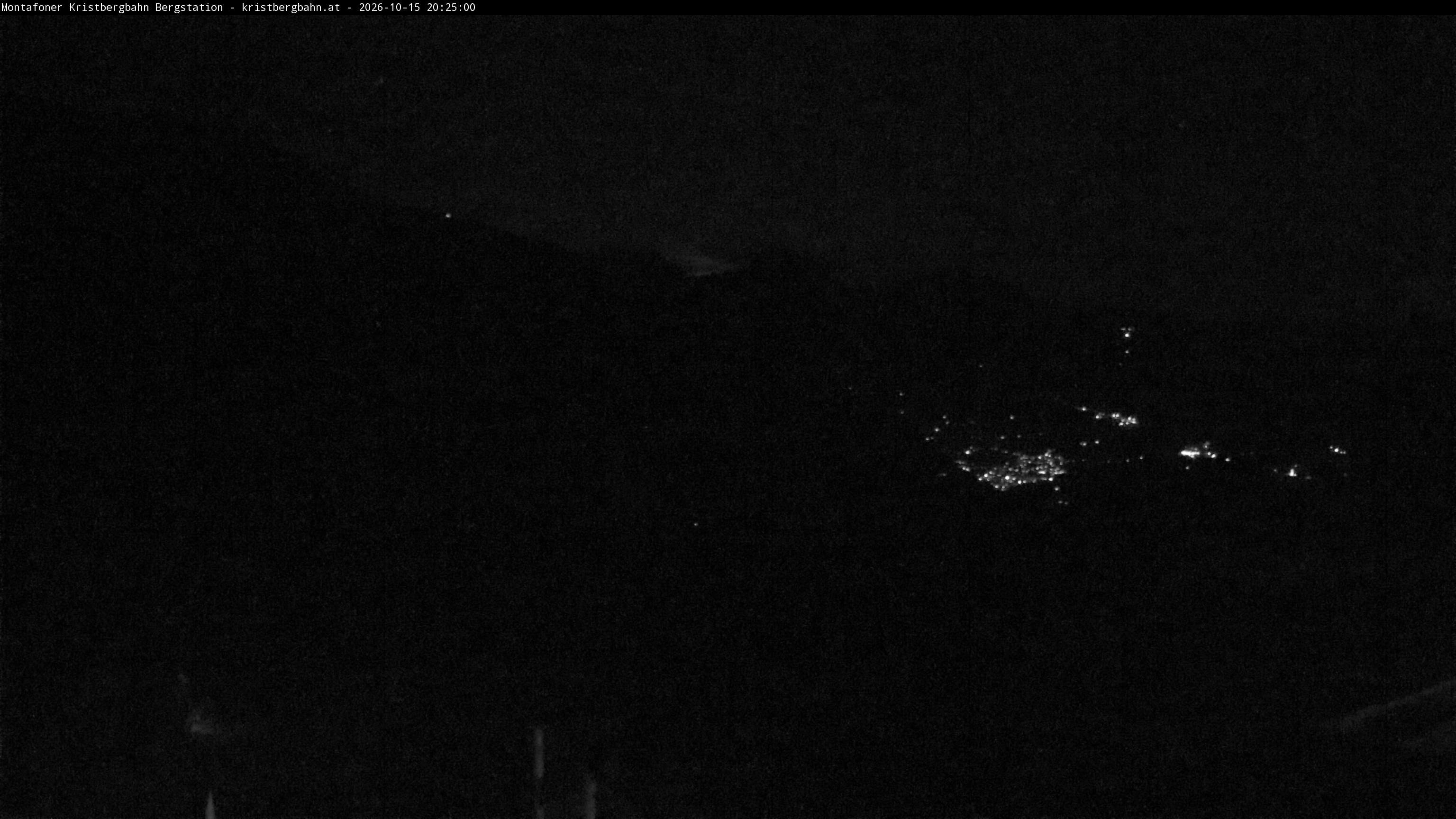 Archiv Foto Webcam Bergstation Montafoner Kristbergbahn, Vorarlberg