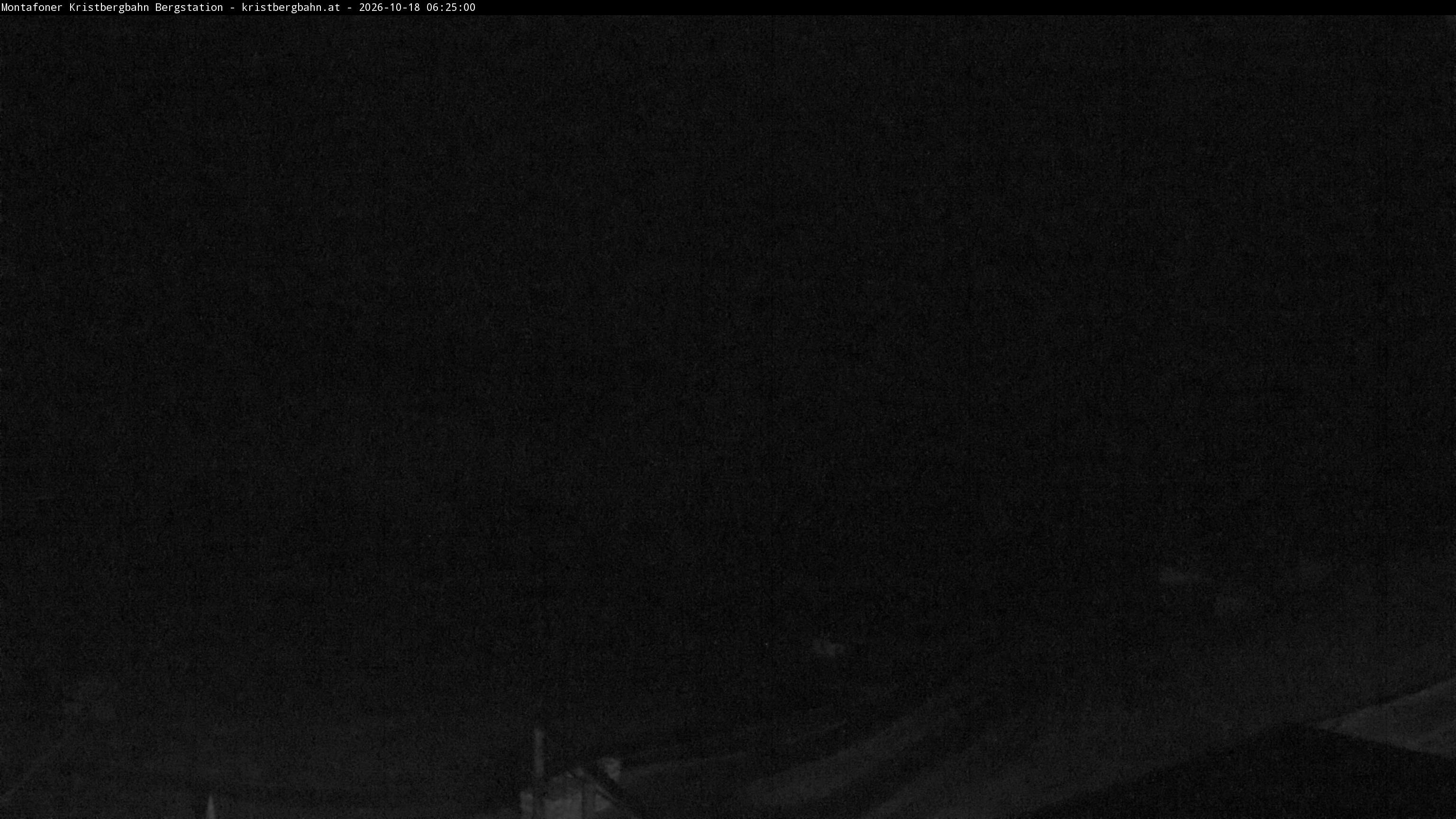Archiv Foto Webcam Bergstation Montafoner Kristbergbahn, Vorarlberg