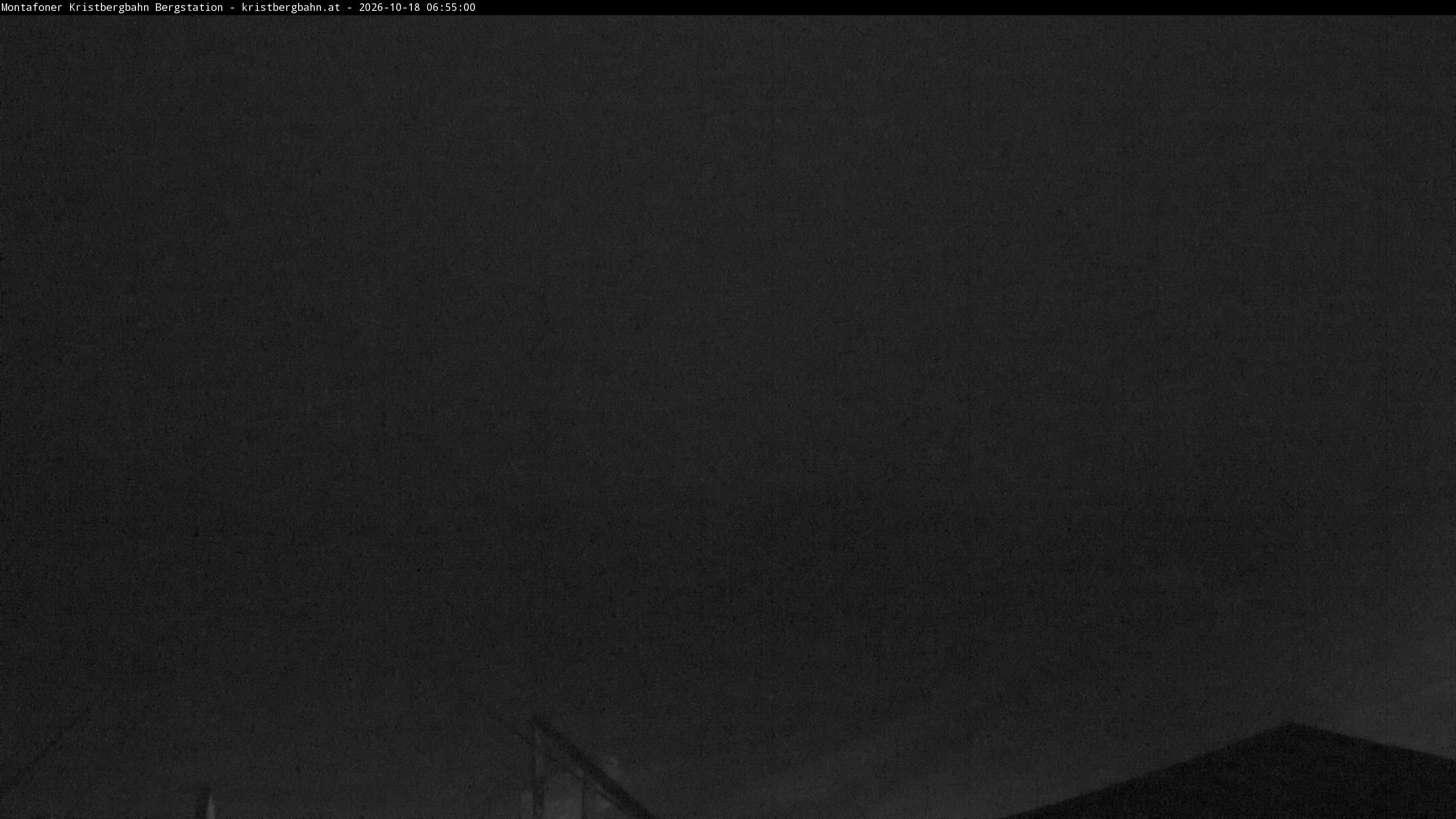 Archiv Foto Webcam Bergstation Montafoner Kristbergbahn, Vorarlberg