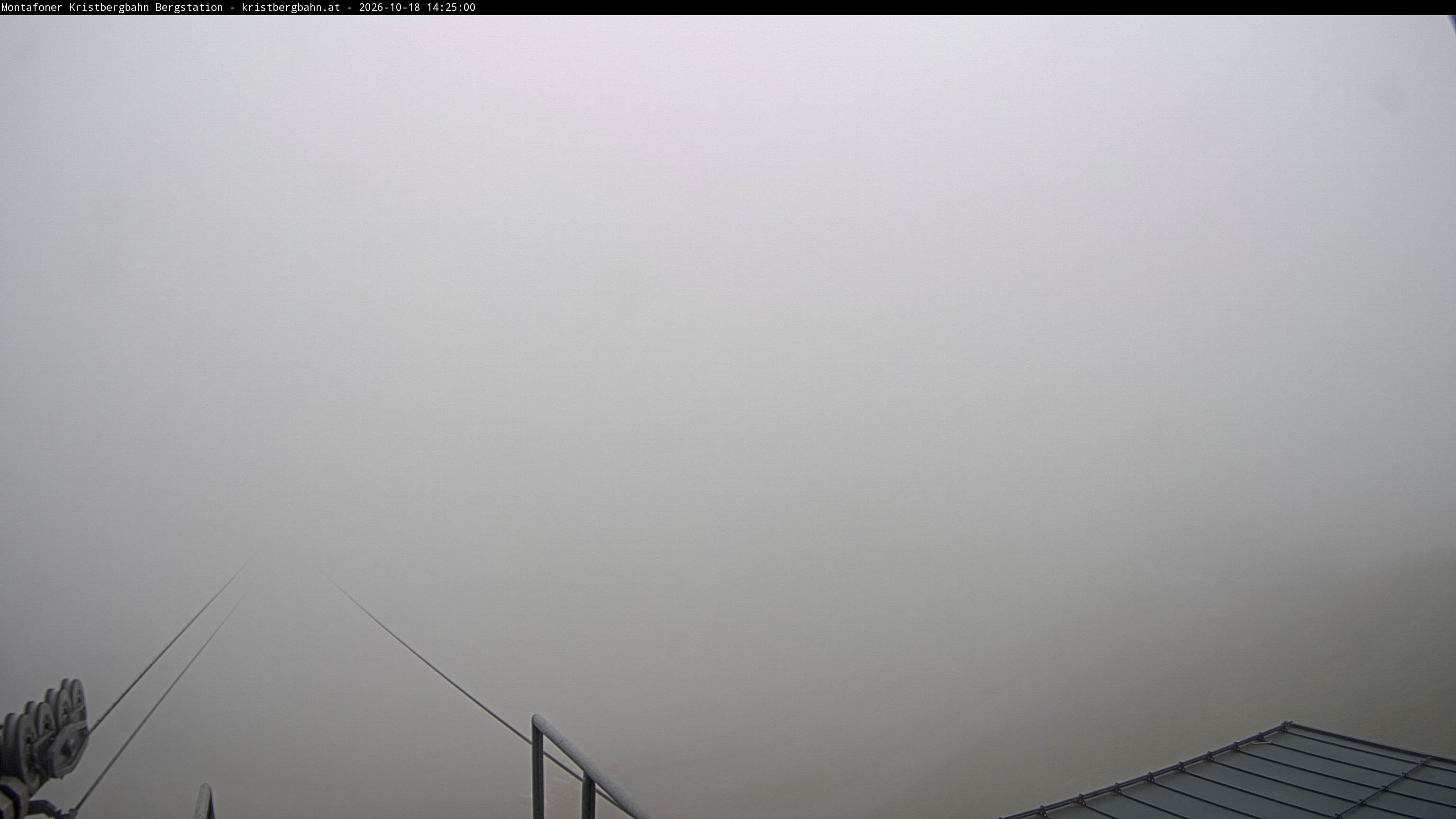 Archiv Foto Webcam Bergstation Montafoner Kristbergbahn, Vorarlberg