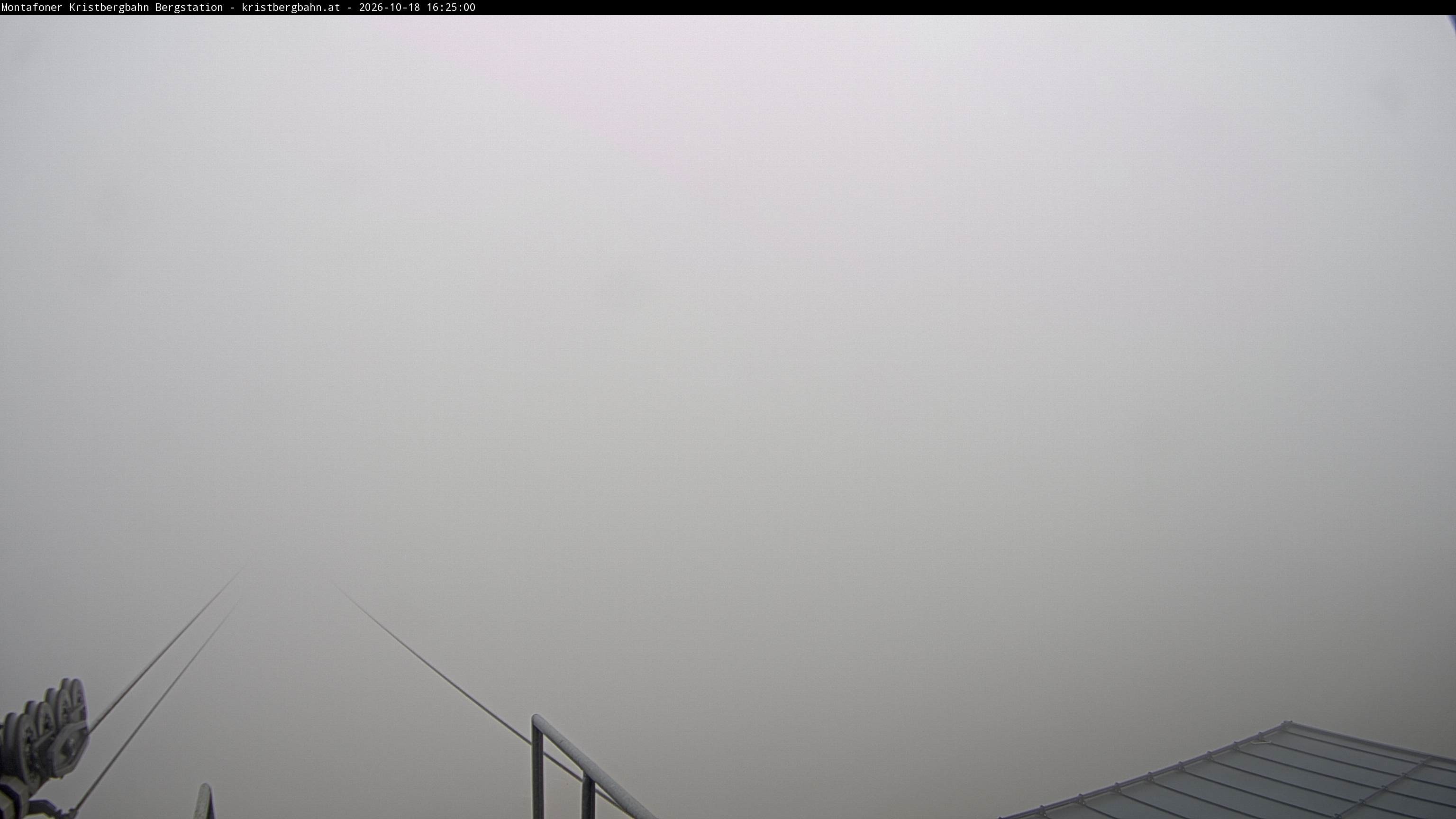 Archiv Foto Webcam Bergstation Montafoner Kristbergbahn, Vorarlberg
