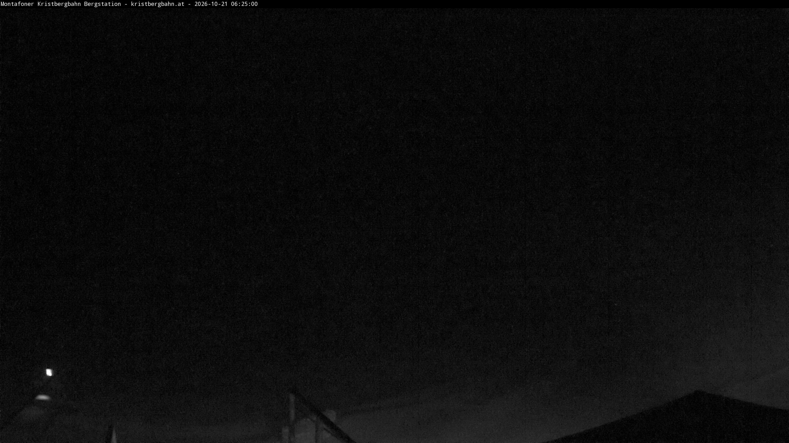 Archiv Foto Webcam Bergstation Montafoner Kristbergbahn, Vorarlberg