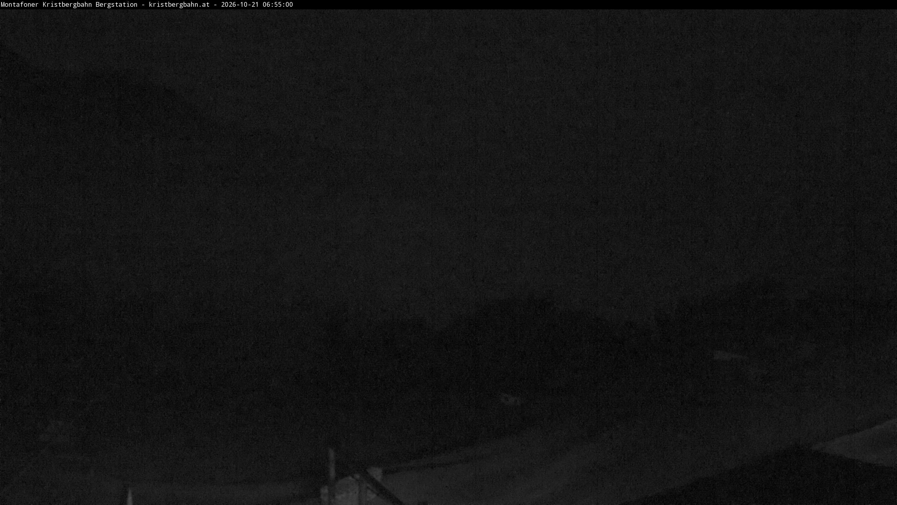 Archiv Foto Webcam Bergstation Montafoner Kristbergbahn, Vorarlberg