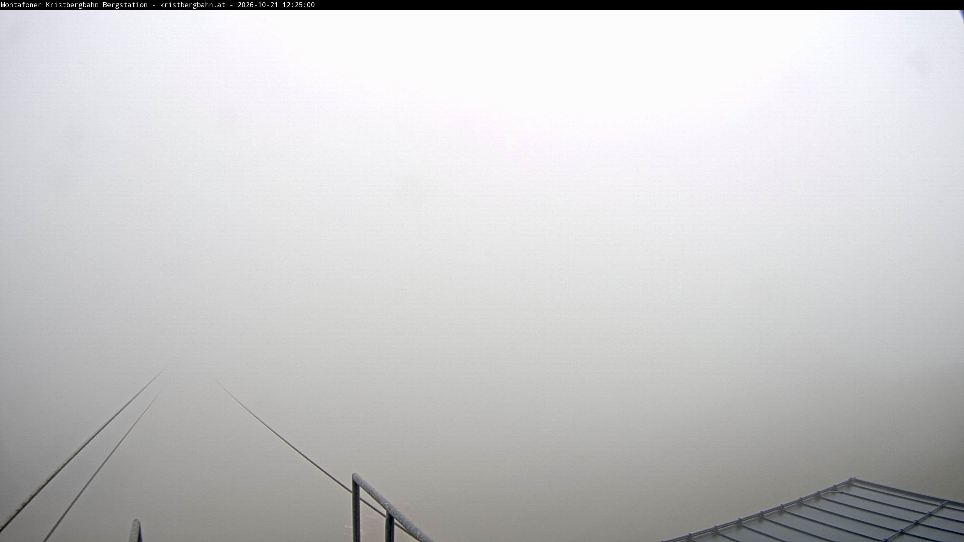 Archiv Foto Webcam Bergstation Montafoner Kristbergbahn, Vorarlberg
