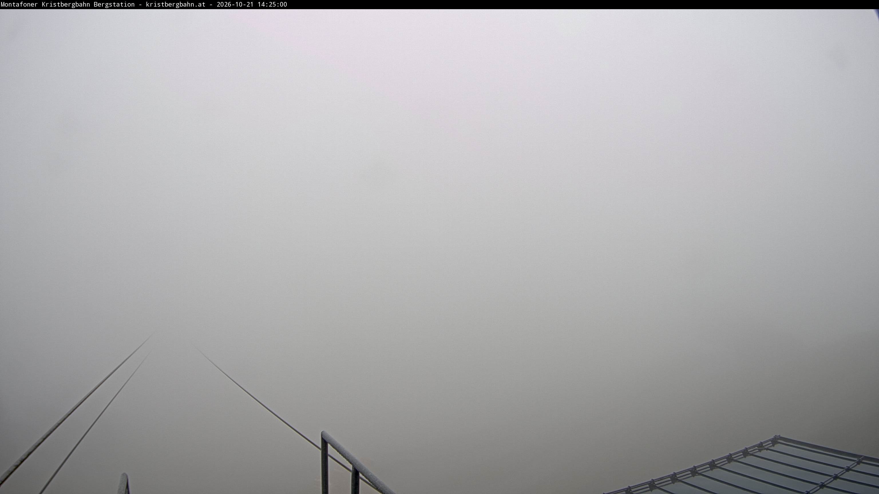 Archiv Foto Webcam Bergstation Montafoner Kristbergbahn, Vorarlberg