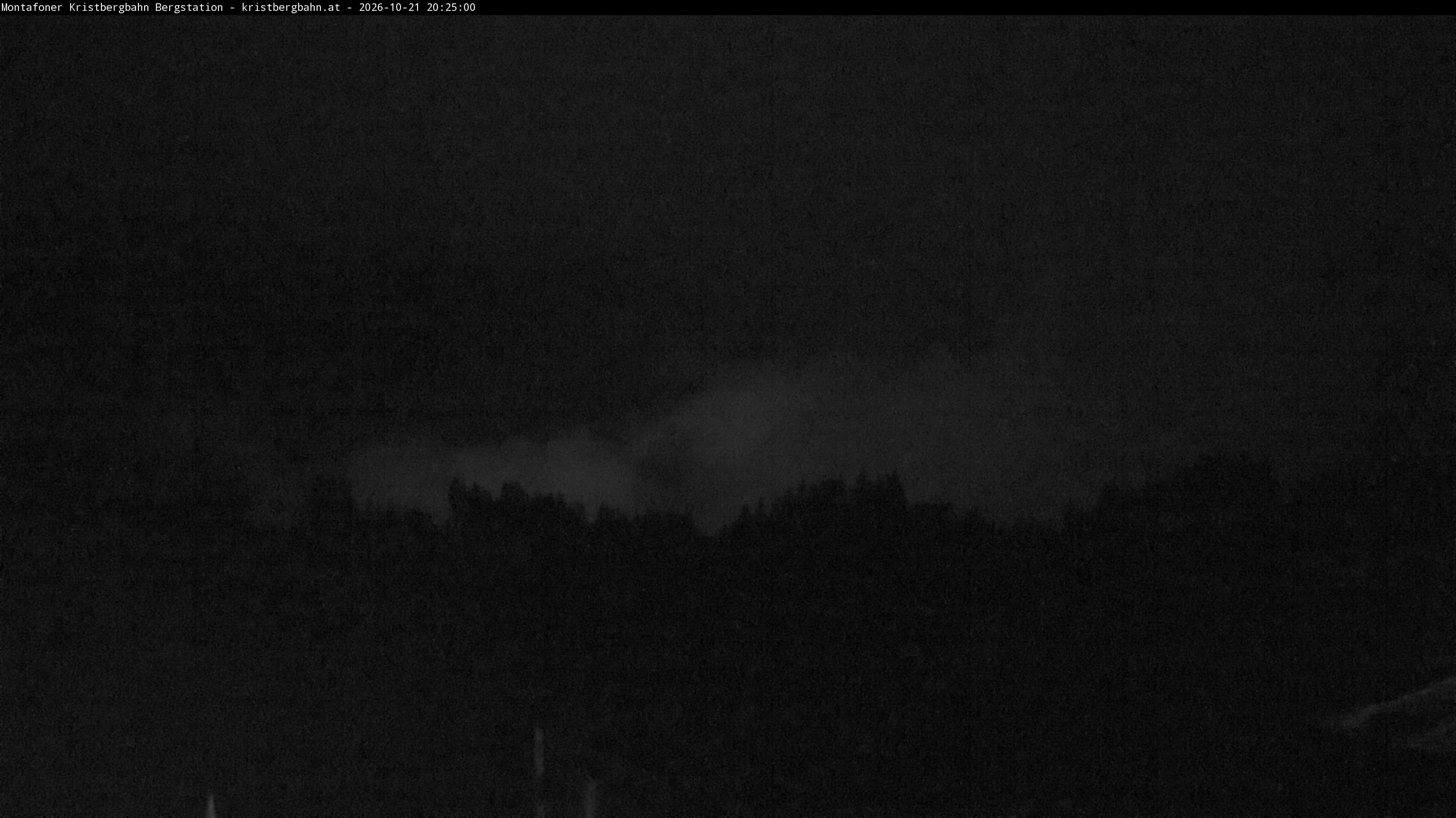 Archiv Foto Webcam Bergstation Montafoner Kristbergbahn, Vorarlberg