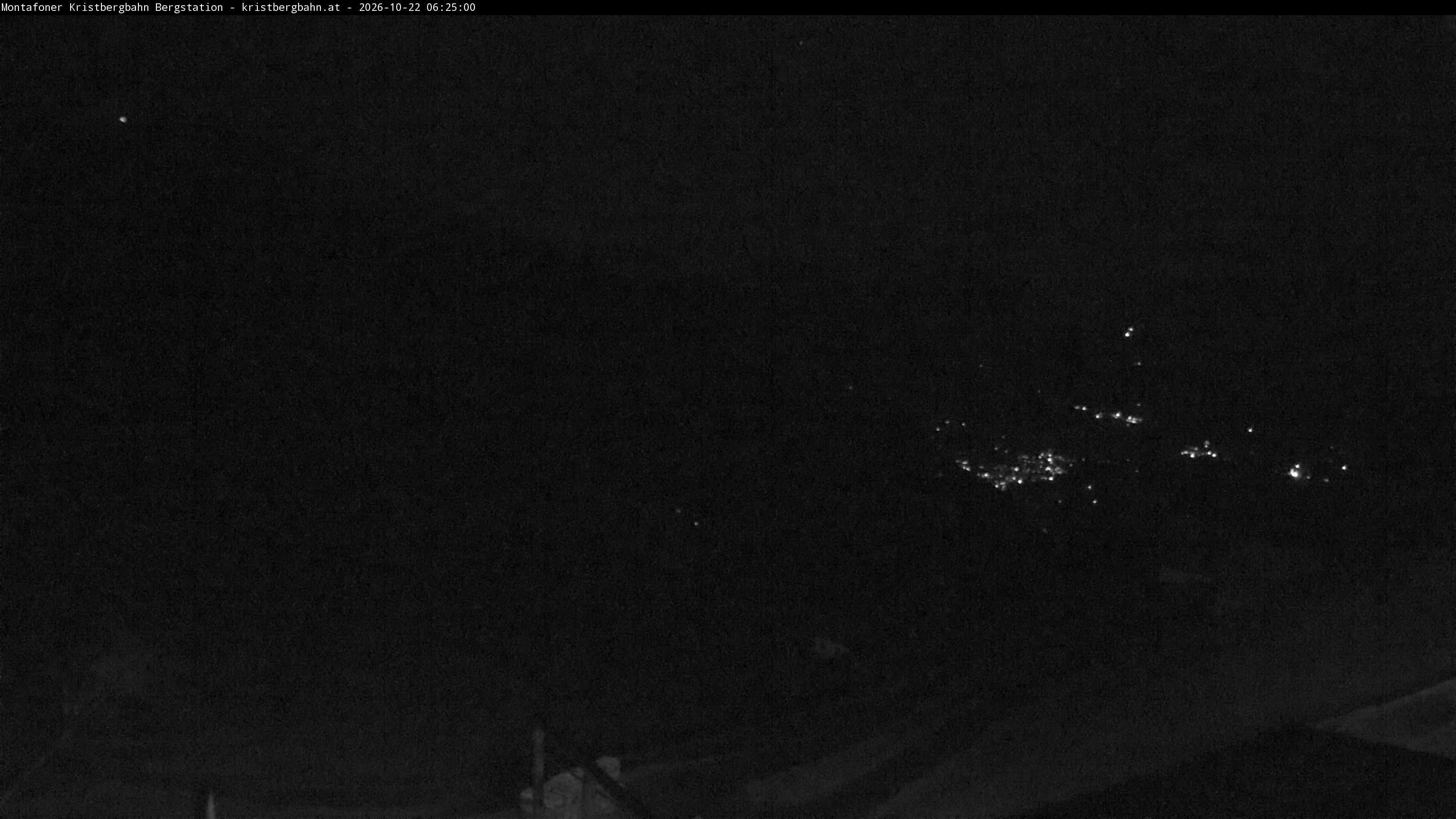 Archiv Foto Webcam Bergstation Montafoner Kristbergbahn, Vorarlberg