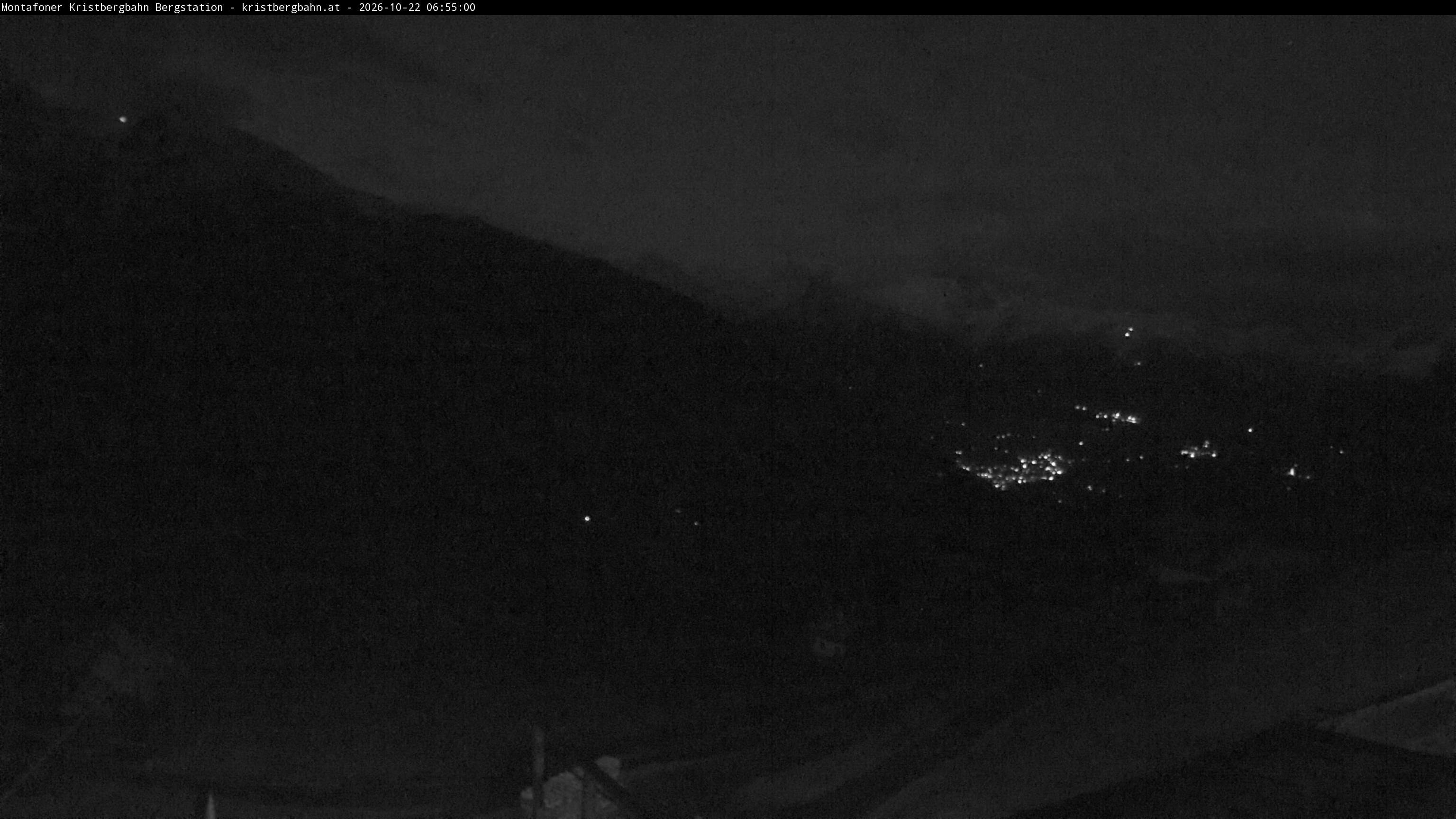 Archiv Foto Webcam Bergstation Montafoner Kristbergbahn, Vorarlberg