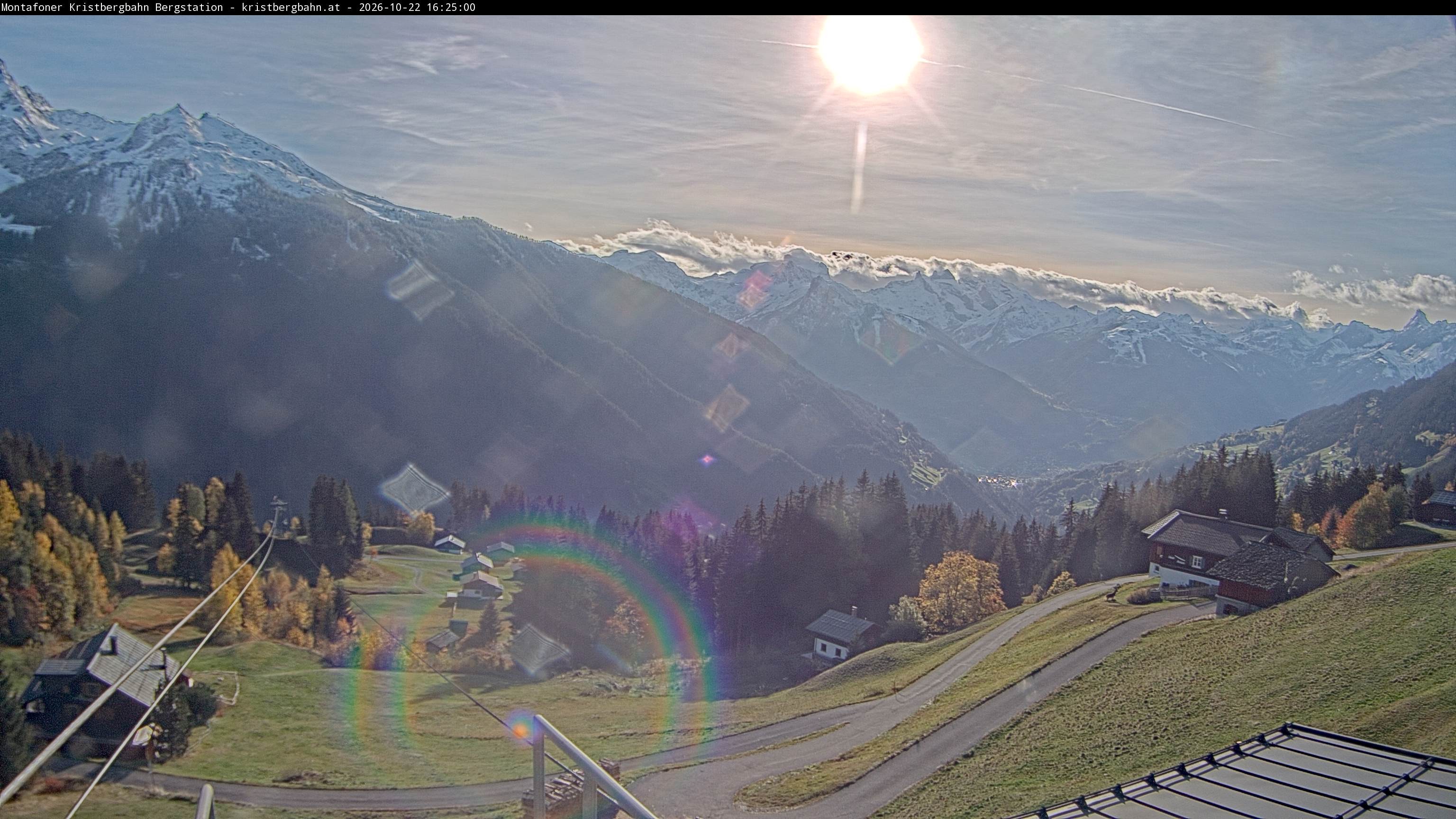 Archiv Foto Webcam Bergstation Montafoner Kristbergbahn, Vorarlberg
