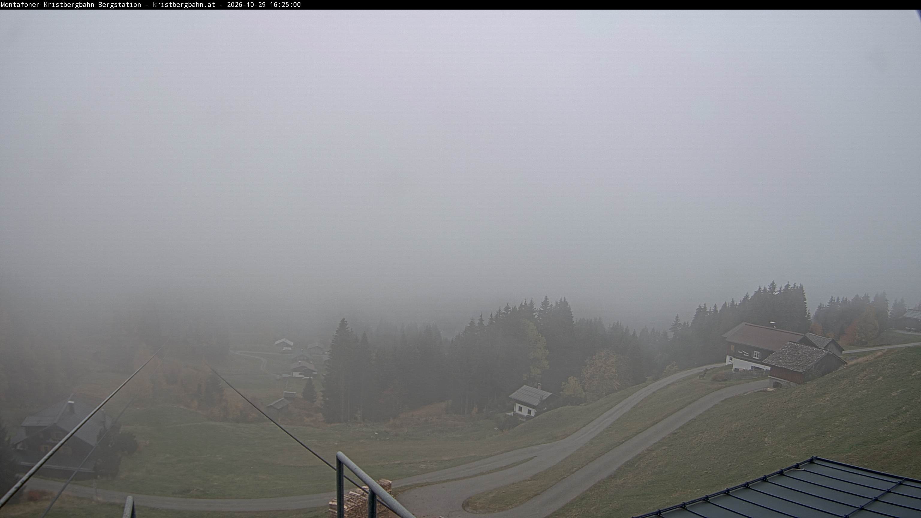 Archiv Foto Webcam Bergstation Montafoner Kristbergbahn, Vorarlberg