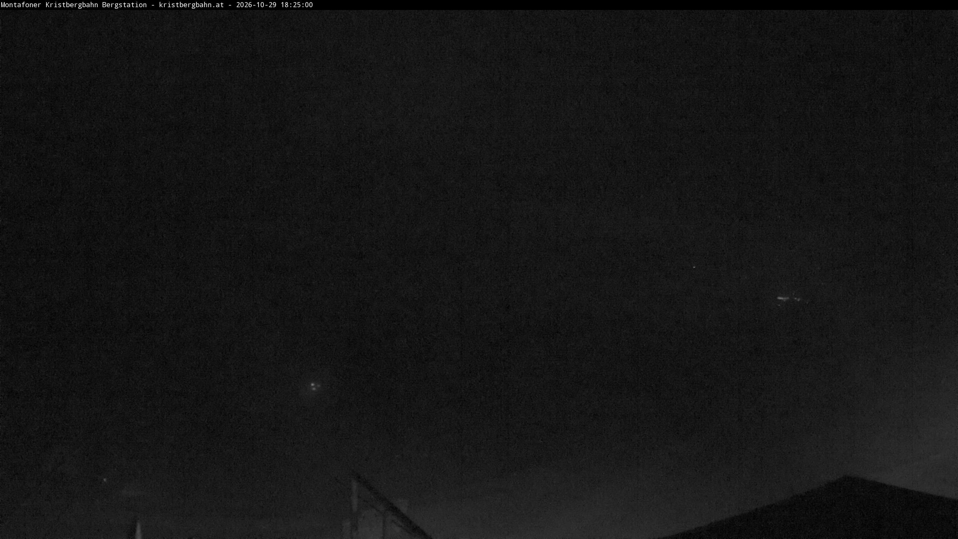 Archiv Foto Webcam Bergstation Montafoner Kristbergbahn, Vorarlberg