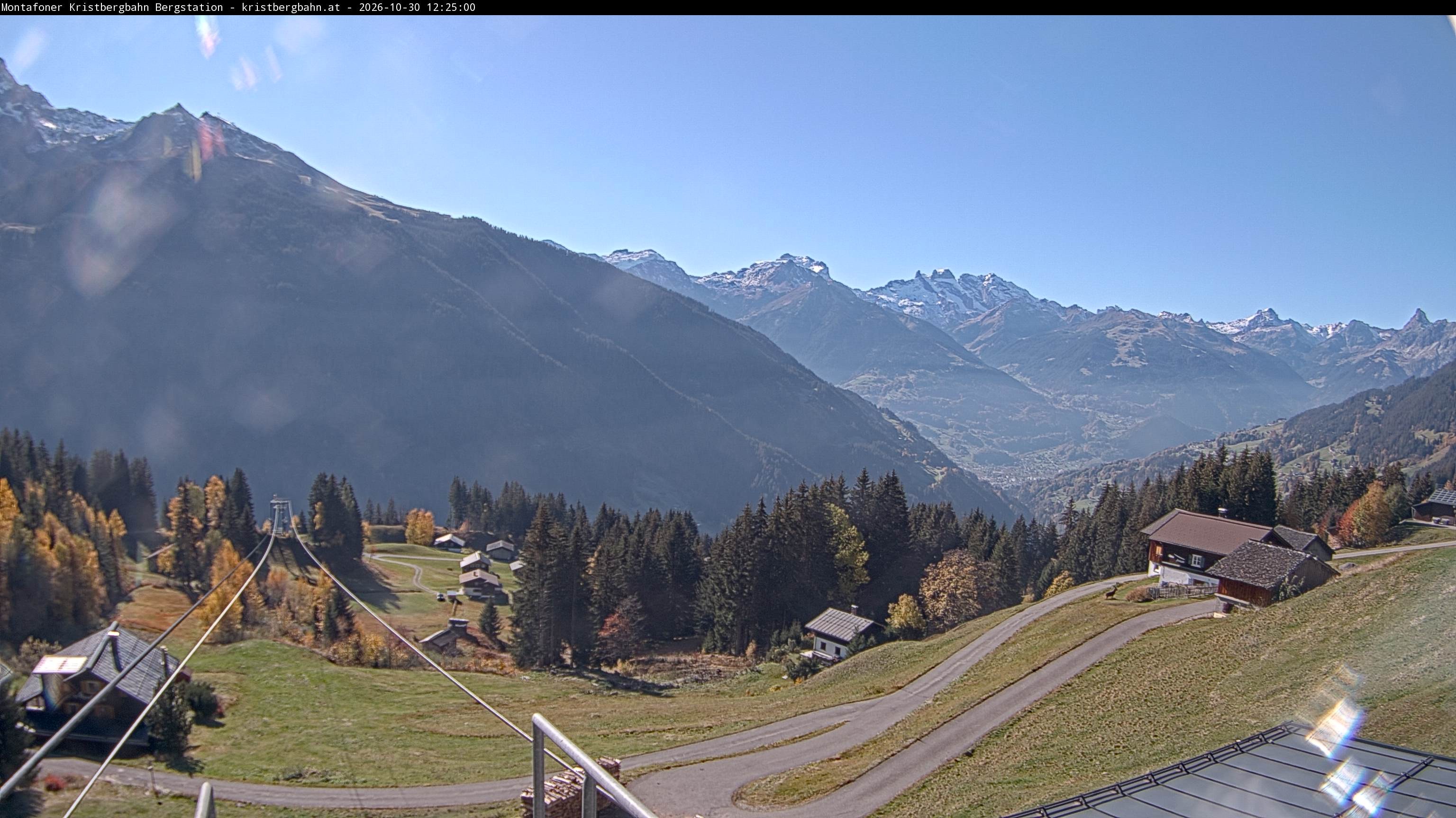 Archiv Foto Webcam Bergstation Montafoner Kristbergbahn, Vorarlberg
