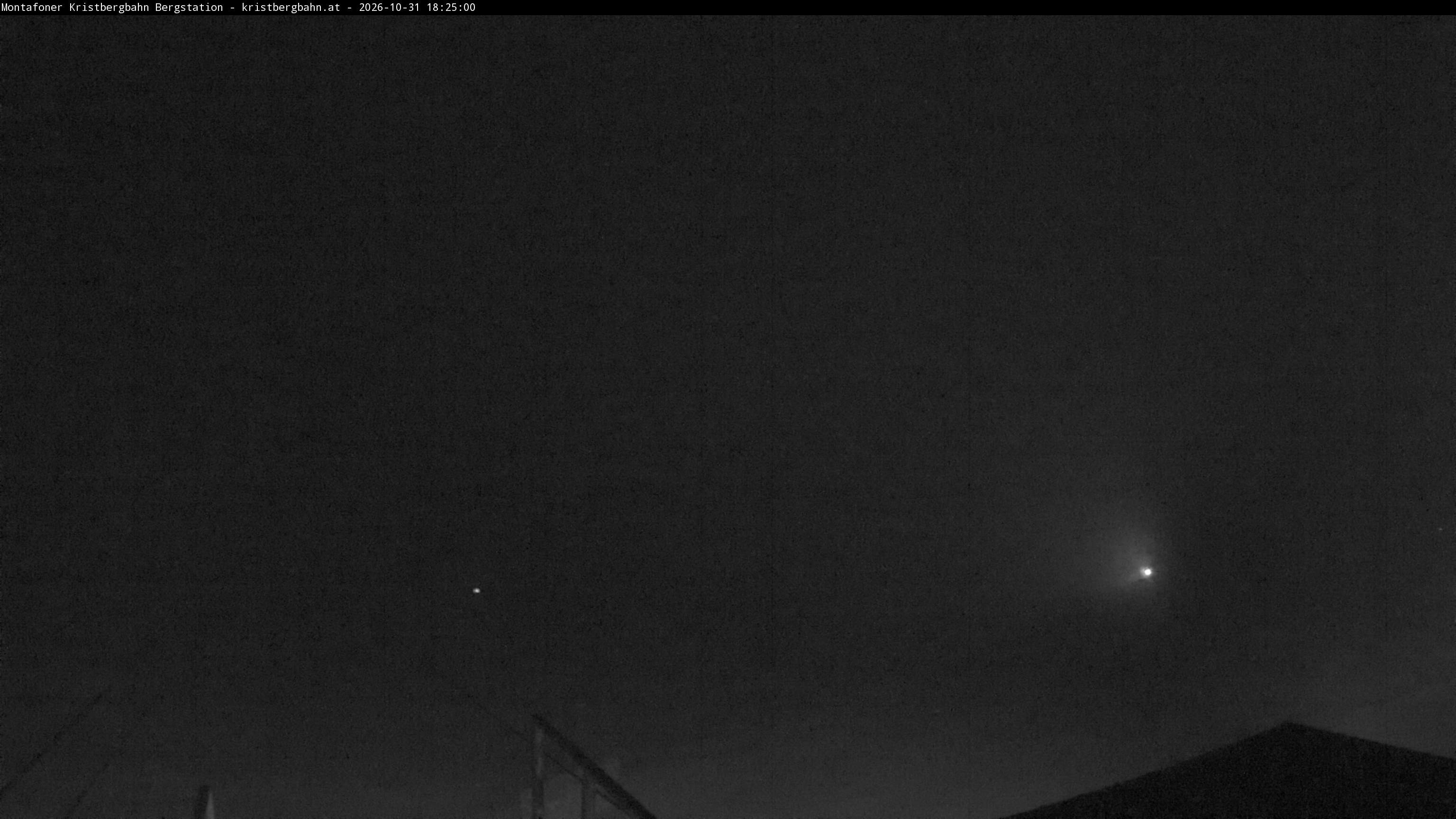 Archiv Foto Webcam Bergstation Montafoner Kristbergbahn, Vorarlberg