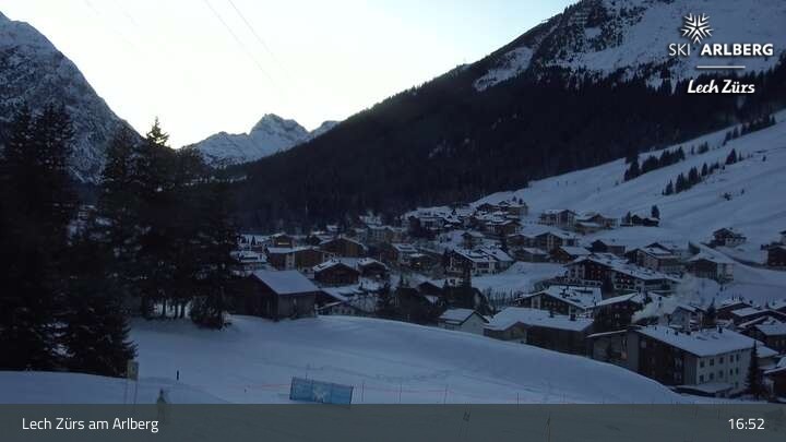 Archiv Foto Webcam Panoramablick: Oberlech