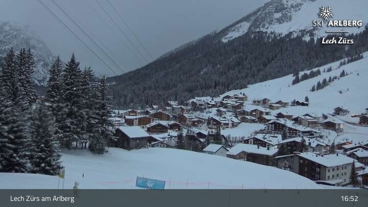 Archiv Foto Webcam Panoramablick: Oberlech