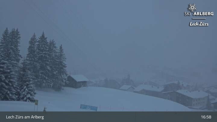 Archiv Foto Webcam Panoramablick: Oberlech