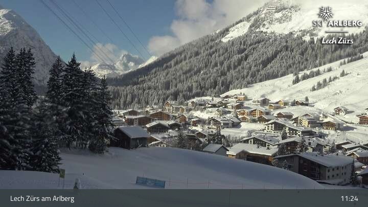 Archived image Webcam Panorama View: Oberlech