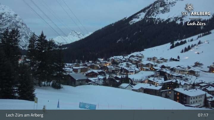 Archived image Webcam Panorama View: Oberlech