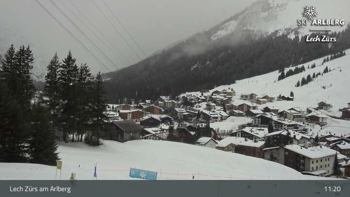 Archiv Foto Webcam Panoramablick: Oberlech