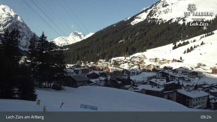 Archiv Foto Webcam Panoramablick: Oberlech