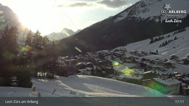 Archived image Webcam Panorama View: Oberlech
