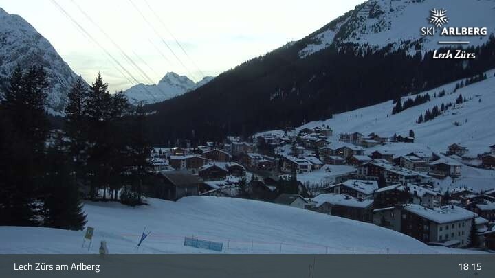 Archiv Foto Webcam Panoramablick: Oberlech