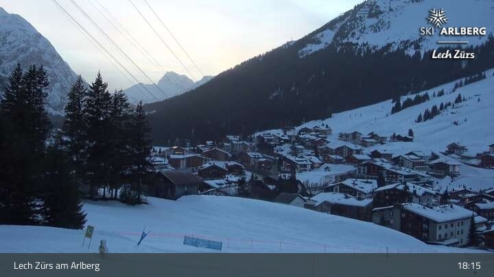 Archiv Foto Webcam Panoramablick: Oberlech