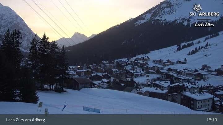 Archiv Foto Webcam Panoramablick: Oberlech