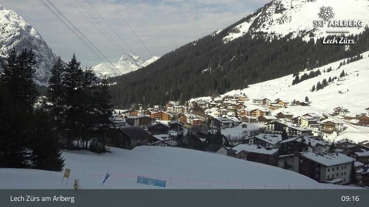 Archiv Foto Webcam Panoramablick: Oberlech