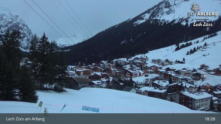 Archiv Foto Webcam Panoramablick: Oberlech