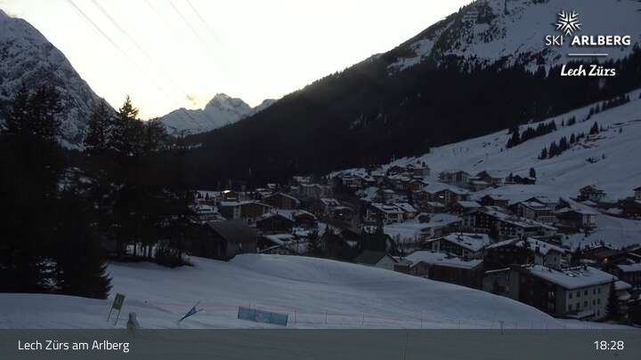 Archiv Foto Webcam Panoramablick: Oberlech