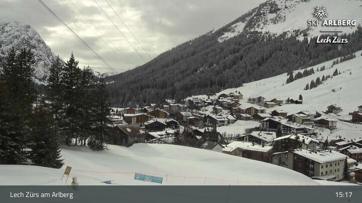 Archiv Foto Webcam Panoramablick: Oberlech