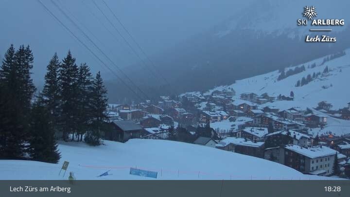 Archiv Foto Webcam Panoramablick: Oberlech