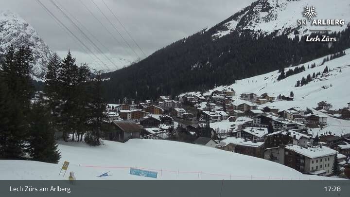Archiv Foto Webcam Panoramablick: Oberlech