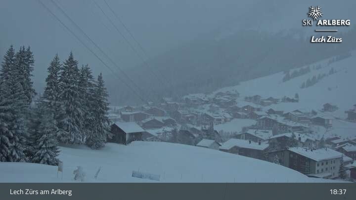 Archived image Webcam Panorama View: Oberlech