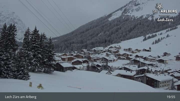 Archiv Foto Webcam Panoramablick: Oberlech