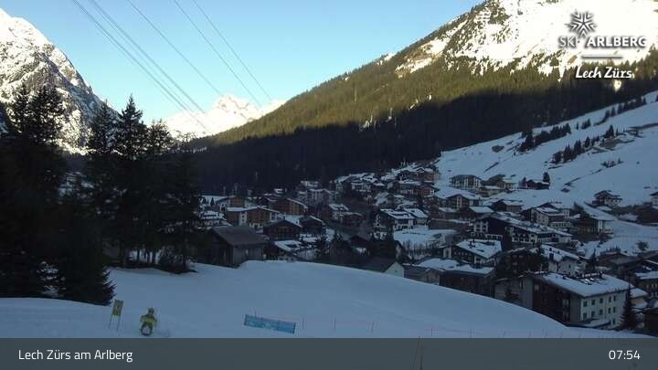 Archiv Foto Webcam Panoramablick: Oberlech
